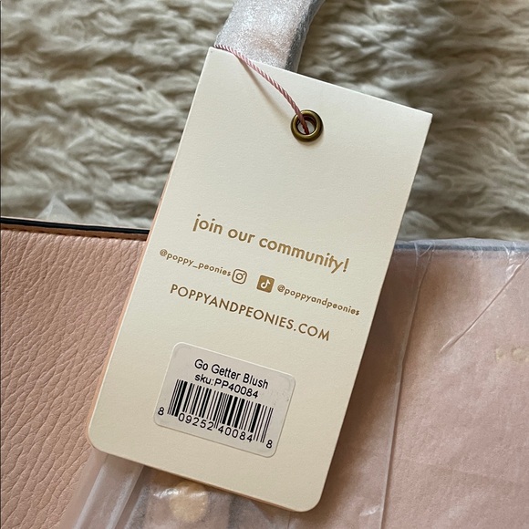 NWT - Poppy & Peonies Go Getter Tote - Blush - Picture 3 of 6